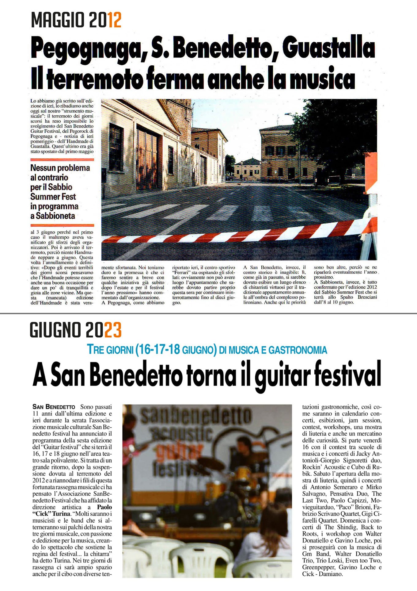 News. ritorno del sanbenedetto guitar festival 2023