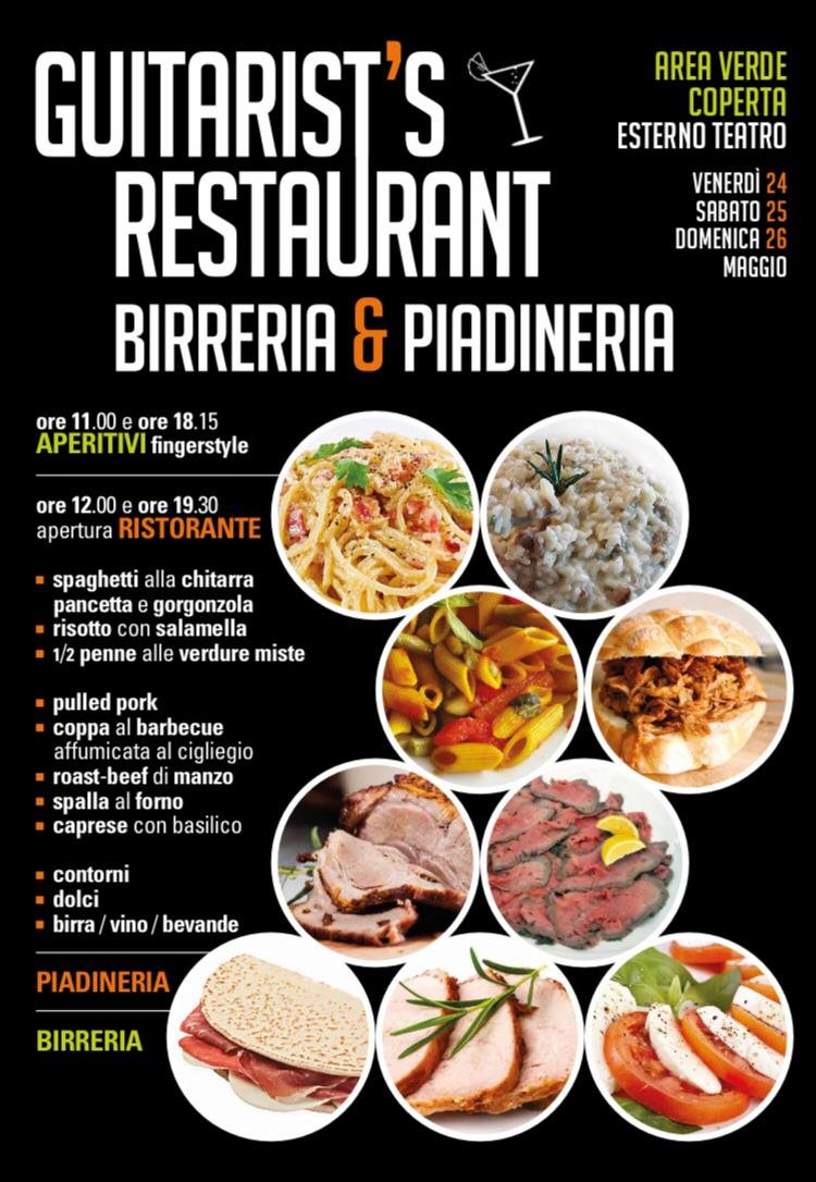 Ristorante e piadineria al Sanbenedetto Guitar Festival 2024